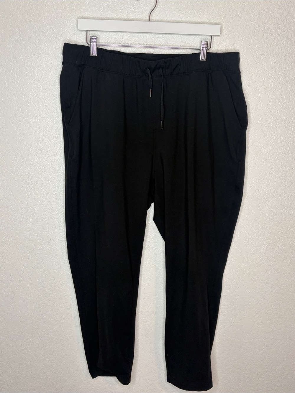 Old Navy Black Slim Taper Activewear Power Soft Go-Dry High Waist Pants Size XL